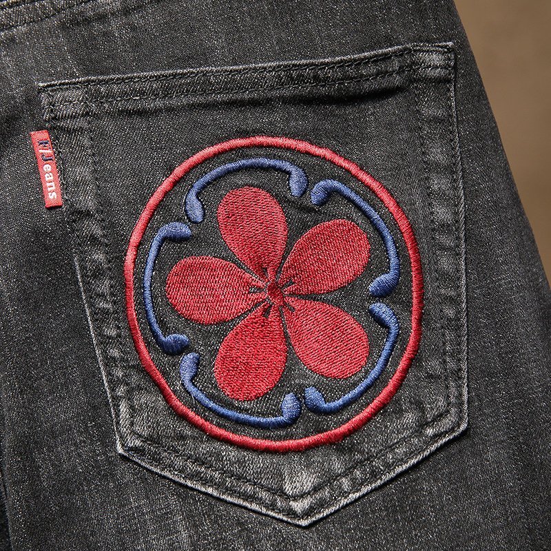 Chinese style Stretch jeans