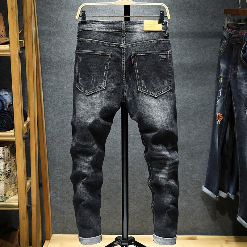 Chinese style Stretch jeans