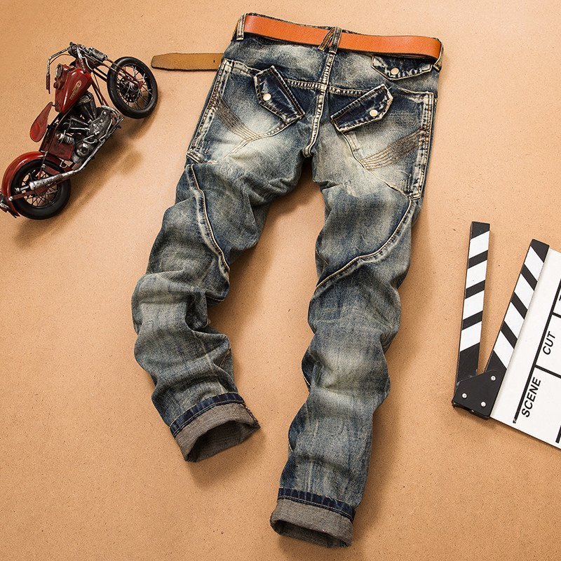 Fashion Slim Fit Biker Jeans