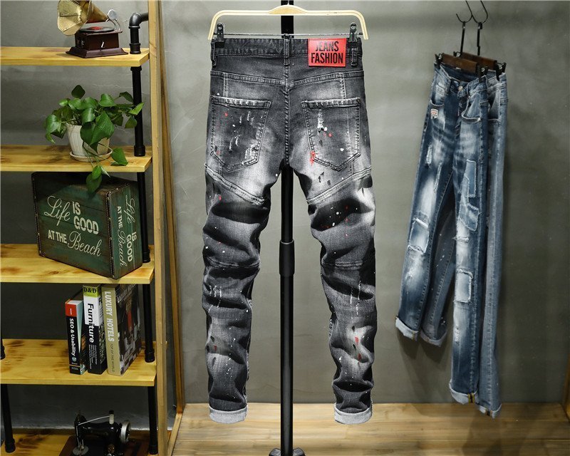 Men's Fashion Ripped Jeans