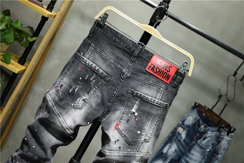 Men's Fashion Ripped Jeans