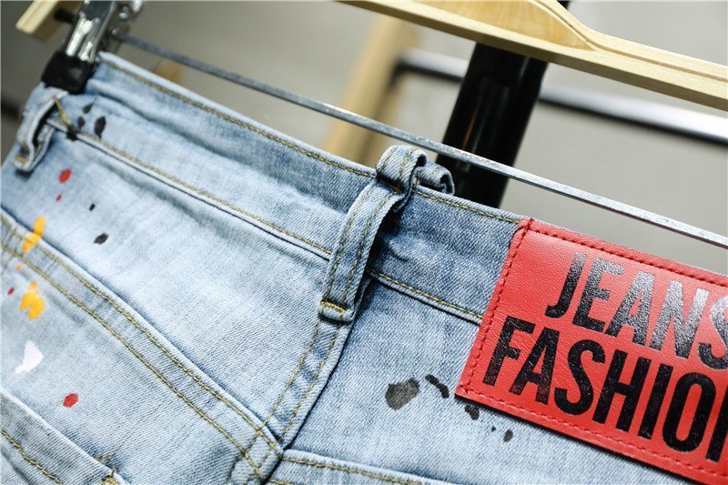 Men's Ripped Slim Jeans